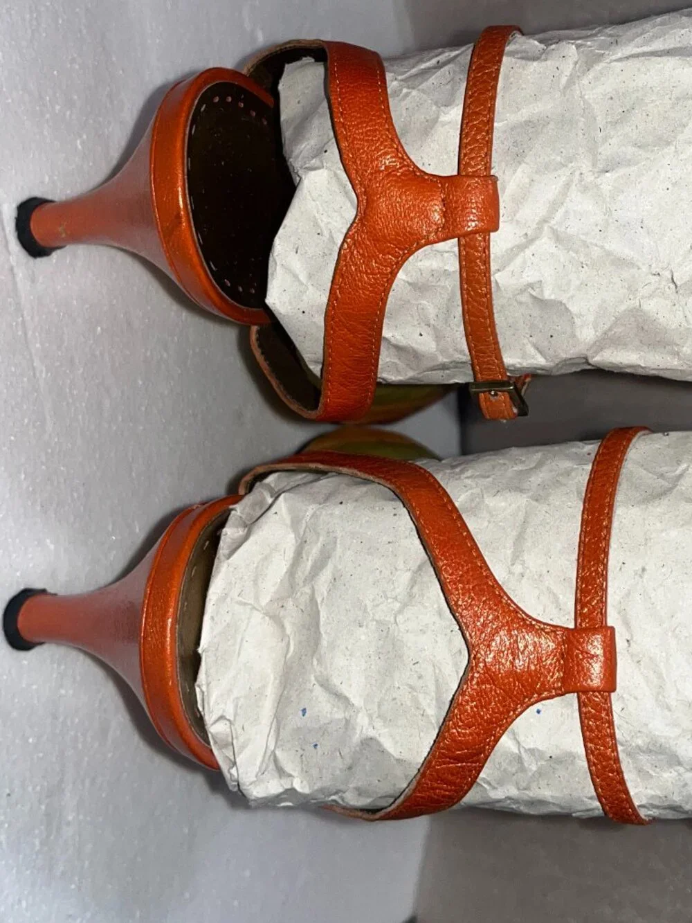Gianni Bini Orange Green Yellow Wave-Accent Pointed Toe Heels